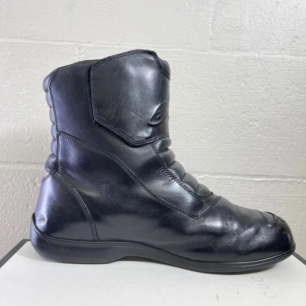 Alpinestars‎ Ridge 13634 Black Leather Waterproof Motorcycle Riding Boot Mens 12